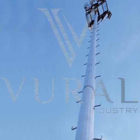 Portatif Merdivenli Projektör Direği